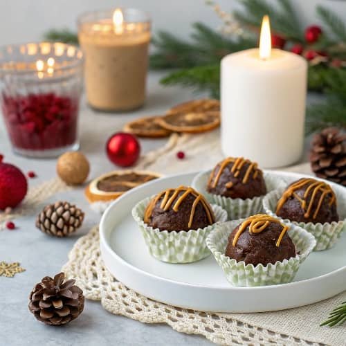 Festive Serving Of Pecan Pie Balls