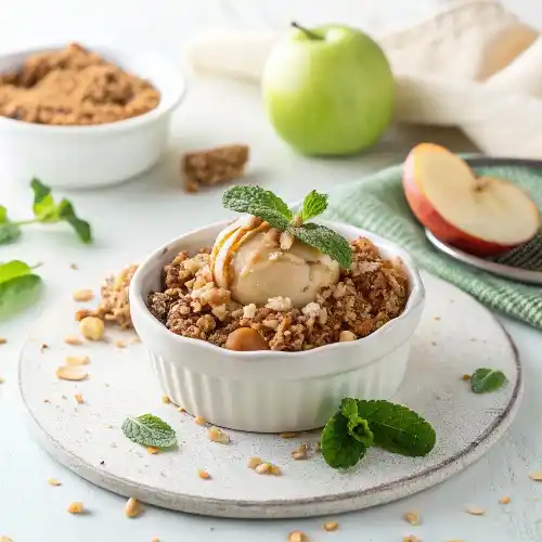 Healthy Old Fashioned Apple Crisp With Superfood Additions