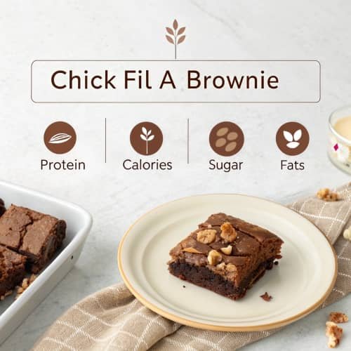 Nutrition Chart Showing Brownies