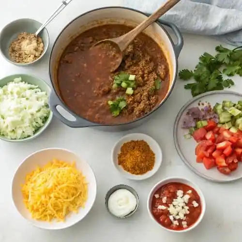 The Process Of Preparing Taco Soup Frios Recipe