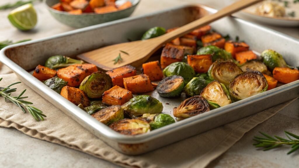 Achieve Perfect Caramelization – Roasting Tips Crispy Roasted Brussel Sprouts And Sweet Potatoes