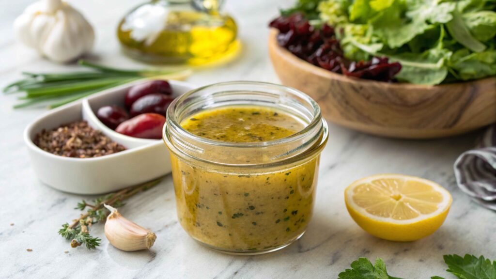 Homemade dressing for Ina Garten Greek Salad