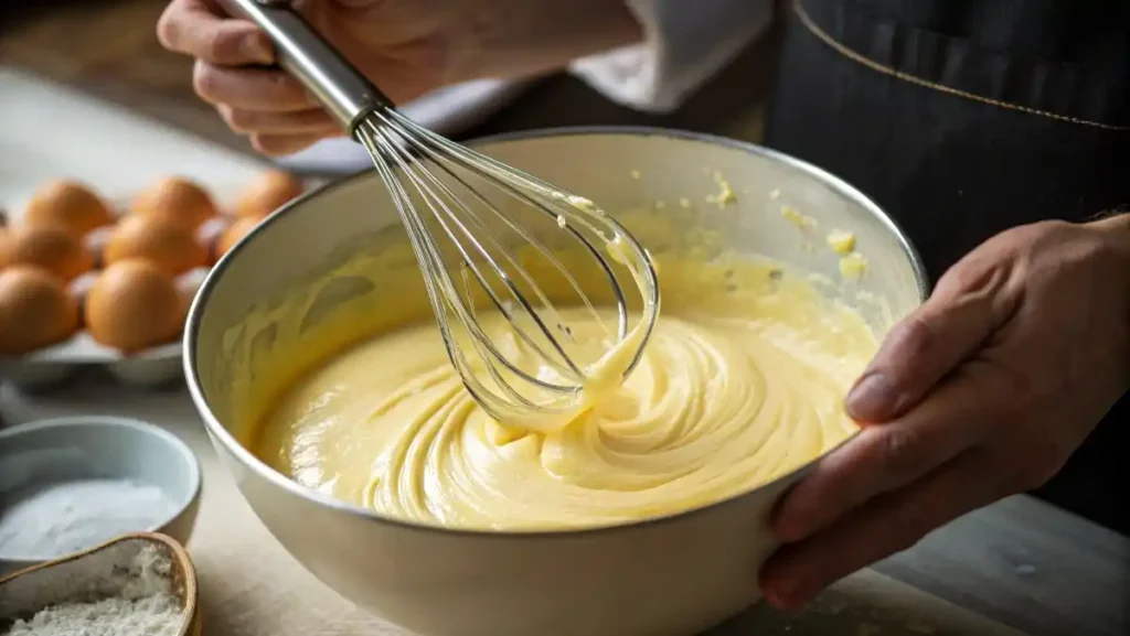 Egg Yolks And Sugar For Danish Custard