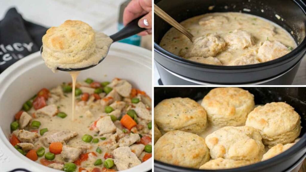 Crock Pot Chicken Pot Pie preparation steps