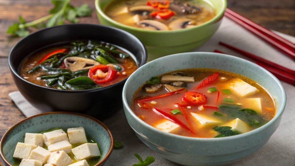 Miso soup variations